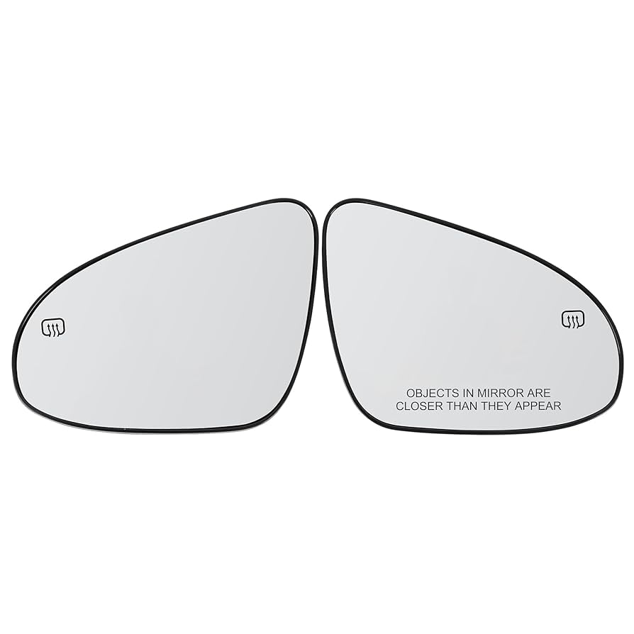 Left & Right Side Car Side Mirror Plates