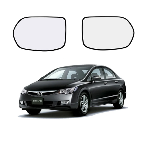 Honda Civic Reborn Side Mirror Plate – Replacement Glass (2006–2012)